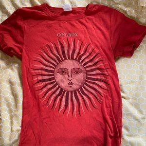 urban outfitters cosmos crop top xs